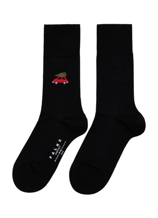 Main View - Click To Enlarge - FALKE - Airport X-Mas Car Crew Socks