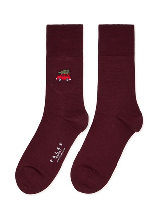 Main View - Click To Enlarge - FALKE - Airport X-Mas Car Crew Socks