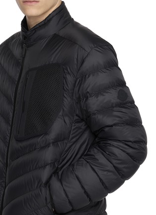  - MONCLER - Mackinac Diagonal Quilted Nylon Down Biker Jacket