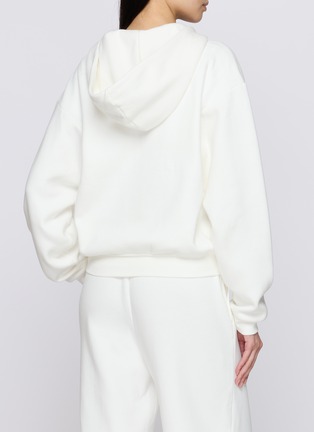 Front View - Click To Enlarge - SKIMS - Cotton Fleece Classic Zip Up Hoodie