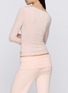 Front View - Click To Enlarge - SKIMS - Sheer Model Long Sleeve Boatneck Top