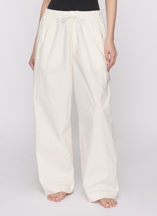 Figure View - Click To Enlarge - SKIMS - Woven Cotton Oversized Straight Leg Pants