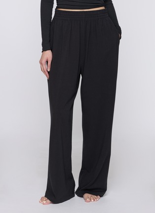 Figure View - Click To Enlarge - SKIMS - Cotton Jersey Wide Leg Pants