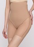 Figure View - Click To Enlarge - SKIMS - Power Mesh Shapewear Core Sculpt High Waisted Mid Thigh Shorts