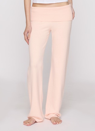 Figure View - Click To Enlarge - SKIMS - Wool Cashmere Foldover Pants