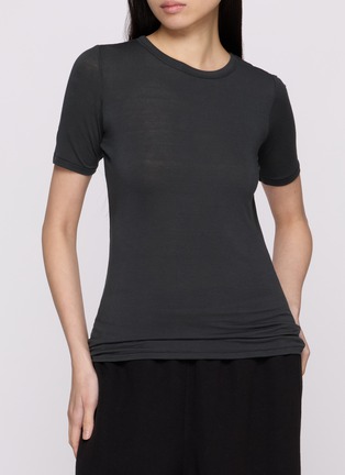 Figure View - Click To Enlarge - SKIMS - Sheer Modal T-Shirt