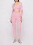 Figure View - Click To Enlarge - SKIMS - Wool Rib Long Sleeve Super Cropped Top