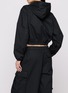 Front View - Click To Enlarge - SKIMS - Woven Cotton Cropped Zip Up Jacket