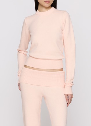 Figure View - Click To Enlarge - SKIMS - Wool Cashmere Crewneck Sweater