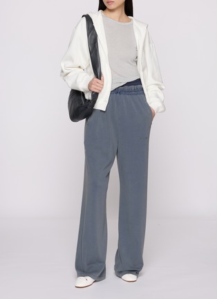 Back View - Click To Enlarge - SKIMS - Sheer Modal Short Sleeve T-Shirt