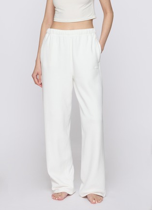 Figure View - Click To Enlarge - SKIMS - Cotton Fleece Classic Straight Leg Pants