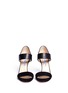 Figure View - Click To Enlarge - JIMMY CHOO - 'Tallow' glitter strap suede sandals