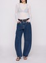 Back View - Click To Enlarge - SKIMS - Sheer Cotton Long Sleeve T-Shirt