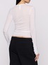 Front View - Click To Enlarge - SKIMS - Sheer Cotton Long Sleeve T-Shirt