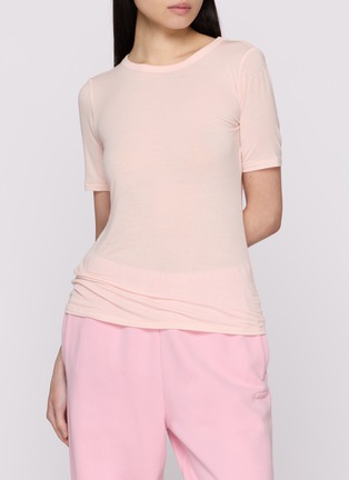 Figure View - Click To Enlarge - SKIMS - Sheer Modal T-Shirt