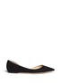 Main View - Click To Enlarge - JIMMY CHOO - 'Walton' point-toe suede flats