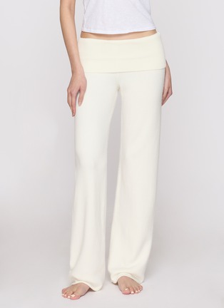 Figure View - Click To Enlarge - SKIMS - Wool Cashmere Foldover Pants
