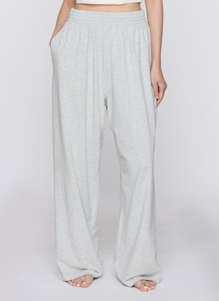 Figure View - Click To Enlarge - SKIMS - Cotton Jersey Wide Leg Pants