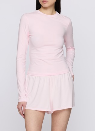 Figure View - Click To Enlarge - SKIMS - Cotton Jersey Long Sleeve T-shirt