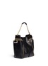 Figure View - Click To Enlarge - JIMMY CHOO - 'Anna' stud suede leather hobo bag