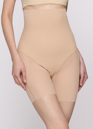 Figure View - Click To Enlarge - SKIMS - Power Mesh Shapewear Core Sculpt High Waisted Mid Thigh Shorts
