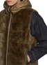  - KRUF - Hooded Reversible Mink Fur Padder Vest