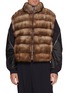KRUF Reversible Fur Down Vest