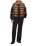 Figure View - Click To Enlarge - KRUF - Reversible Fur Down Vest