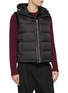 Detail View - Click To Enlarge - KRUF - Hooded Reversible MInk Fur Puffer Vest