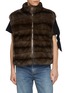 KRUF Reversible Sable Fur Vest