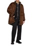 Figure View - Click To Enlarge - KRUF - Reversible Mink Fur Long Coat