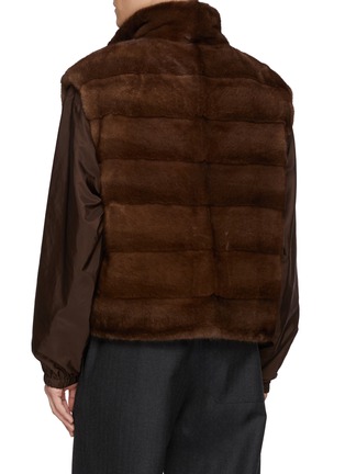 Back View - Click To Enlarge - KRUF - Reversible MInk Fur Vest