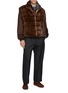 Figure View - Click To Enlarge - KRUF - Reversible MInk Fur Vest