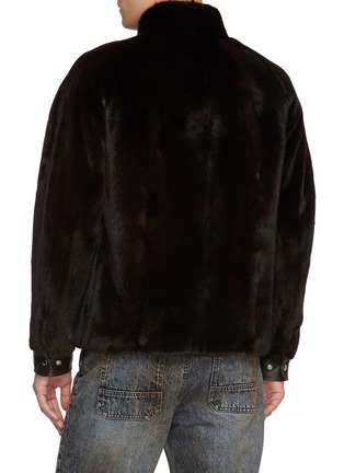 Back View - Click To Enlarge - KRUF - Zip Up Mink Fur Jacket