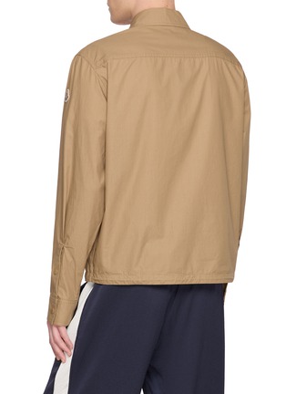 Back View - Click To Enlarge - MONCLER - Zip Up Shirt Jacket