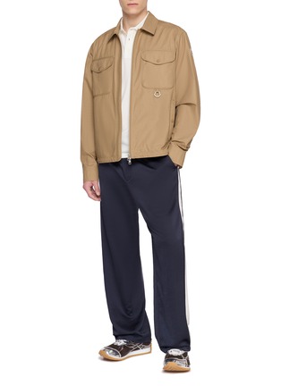 Figure View - Click To Enlarge - MONCLER - Zip Up Shirt Jacket