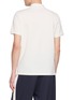 Back View - Click To Enlarge - MONCLER - Tricolour Logo Patch Cotton Polo Shirt
