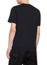 Back View - Click To Enlarge - MONCLER - Tricolour Logo Patch Cotton T-Shirt