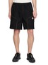 Main View - Click To Enlarge - MONCLER - Elasticated Waistband Contrast Stitch Shorts