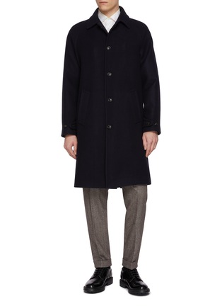 Main View - Click To Enlarge - VALSTAR - Notch Lapel Single Brested Vittorio Overcoat