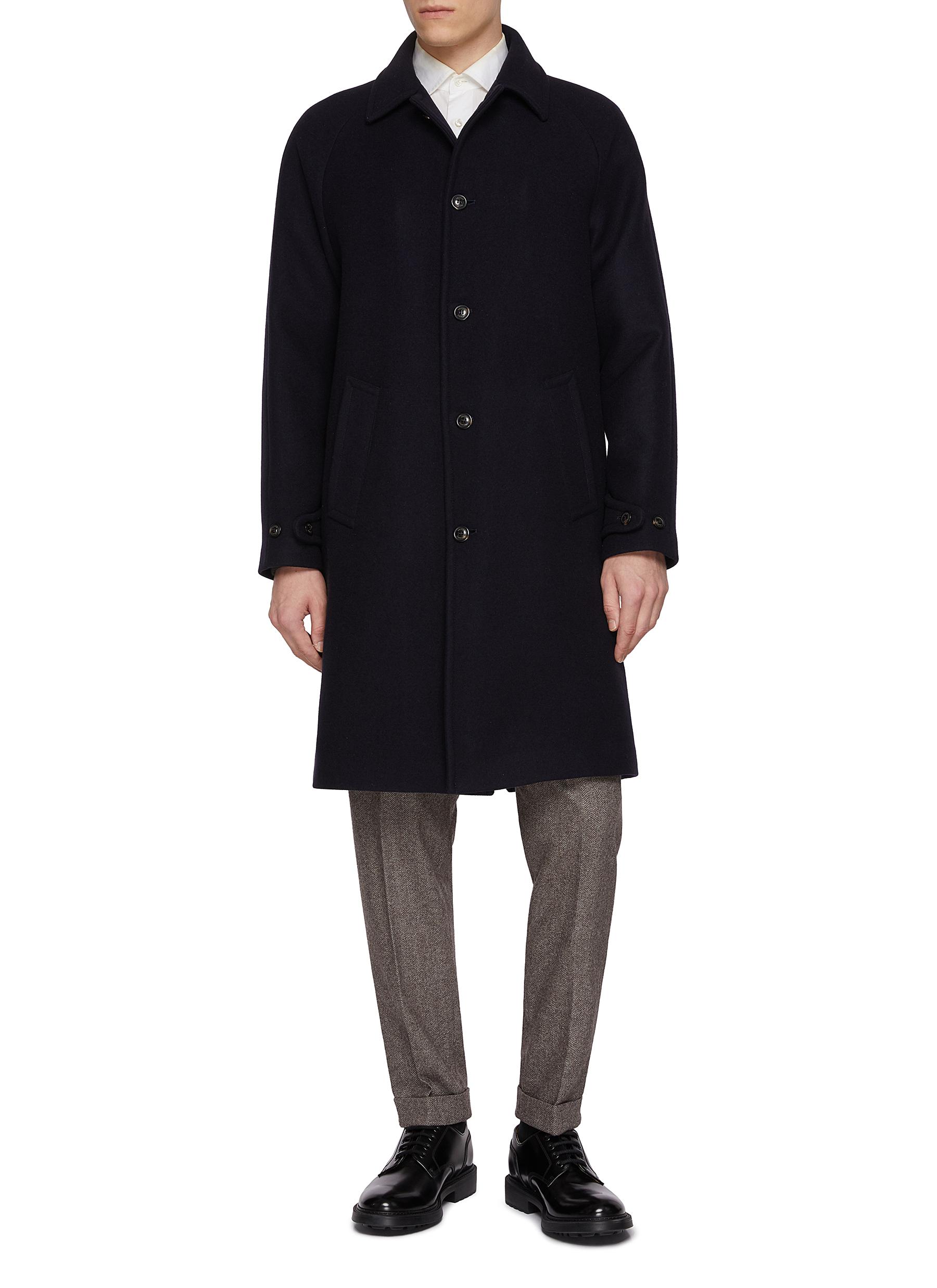 VALSTAR | Notch Lapel Single Brested Vittorio Overcoat | Men