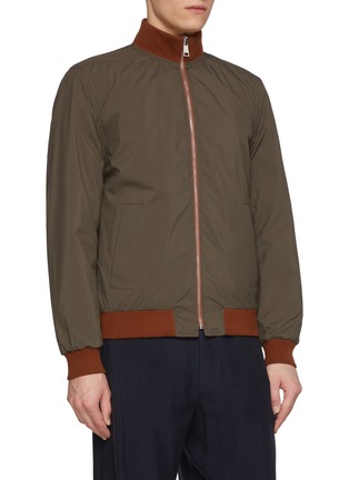 Detail View - Click To Enlarge - VALSTAR - Valstarino Flap Pocket Reversible Suede Jacket