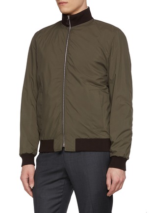 Detail View - Click To Enlarge - VALSTAR - Valstarino Flap Pocket Reversible Suede Jacket