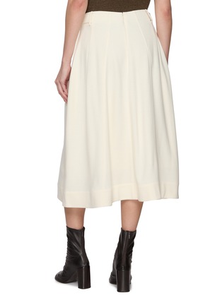 Back View - Click To Enlarge - BOINIGAN - Flared Wool Midi Skirt