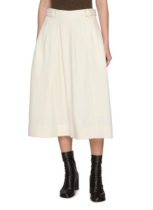 Main View - Click To Enlarge - BOINIGAN - Flared Wool Midi Skirt