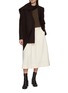Figure View - Click To Enlarge - BOINIGAN - Flared Wool Midi Skirt