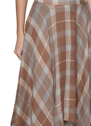  - BOINIGAN - Tartan Asymmetrical Maxi Skirt