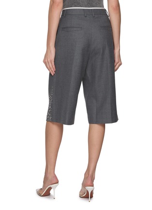 Back View - Click To Enlarge - BOINIGAN - Embellished Bermuda Shorts