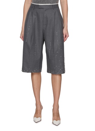 Main View - Click To Enlarge - BOINIGAN - Embellished Bermuda Shorts