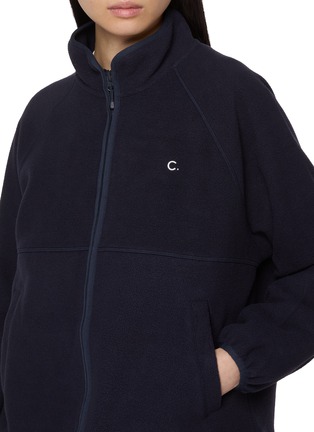  - CLOVE - Logo Embroidered Fleece Jacket